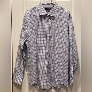 Lauren Ralph Lauren Reg Fit Performance Stretch 2XL Casual Button Down Check